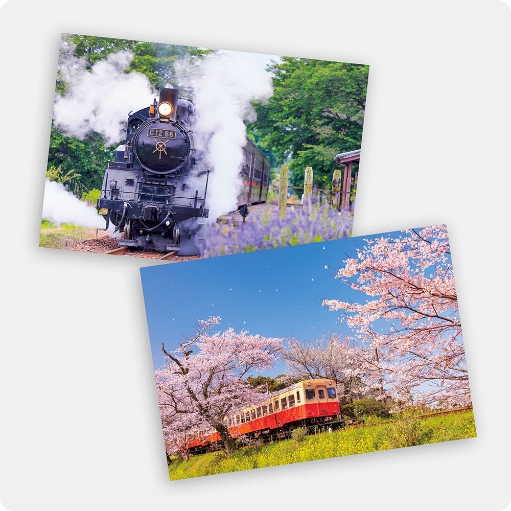 卓上 ぶらり鉄道の旅 途中下車で味わう日本の四季｜卓上カレンダー